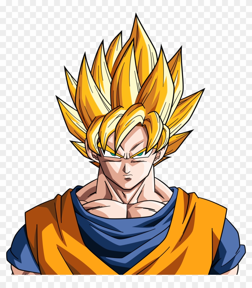 Goku Clipart Head - Dragon Ball Goku - Png Download