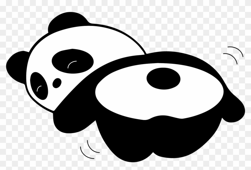 Twerking Panda - Cartoon Clipart