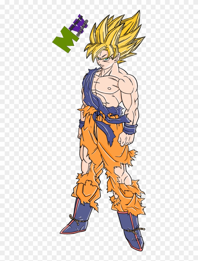 Goku Super Saiyan Goku Coloring Pages Clipart 4351912 Pikpng