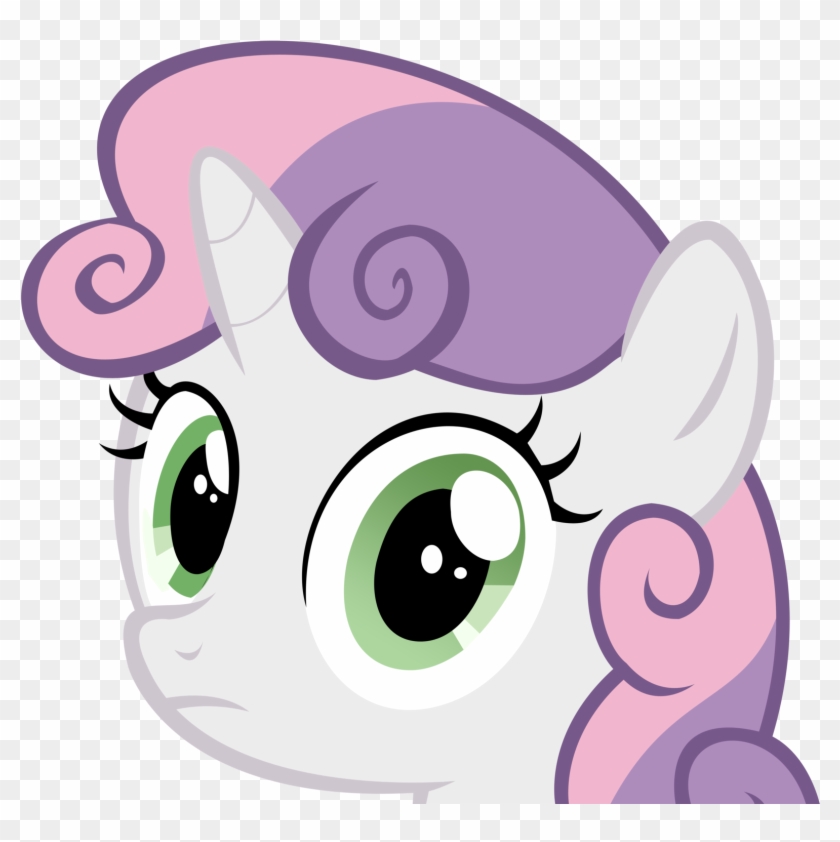 Sweetie Belle Stare Know Your Meme - Mlp Sweetie Belle Eyes Clipart