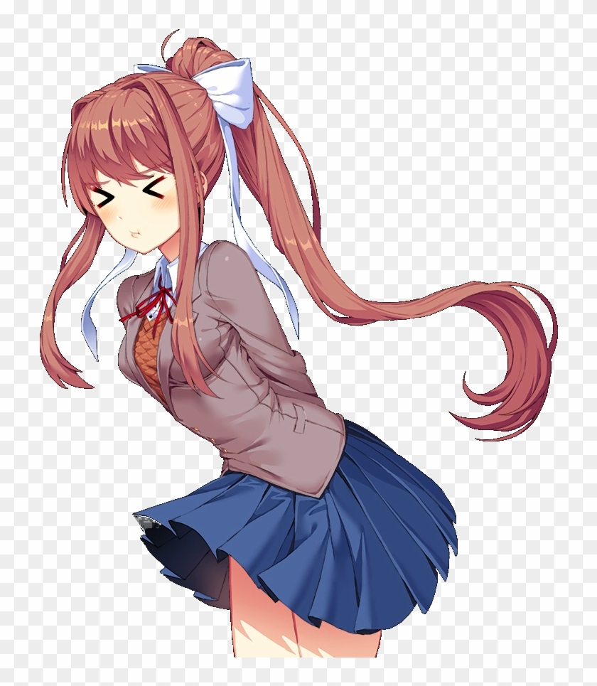 Ddlc - Doki Doki Monika Png Clipart