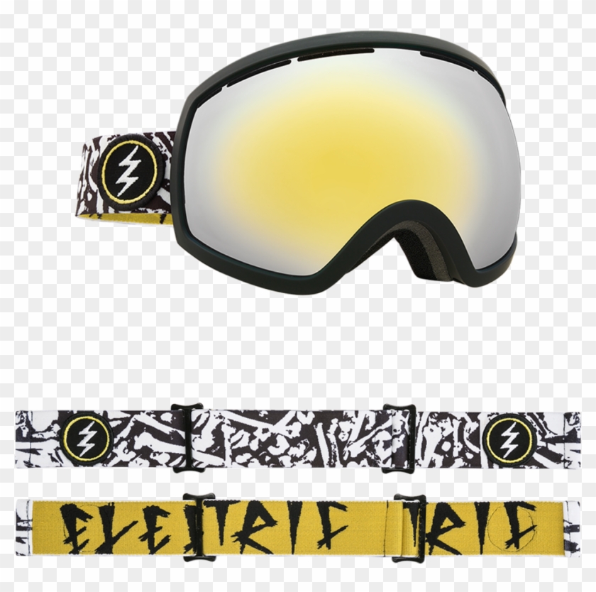 Electric Egx Gold Chrome Lens Clipart #4352474