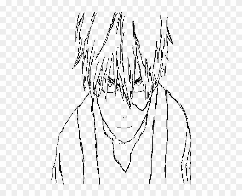 Todoroki - Line Art Clipart