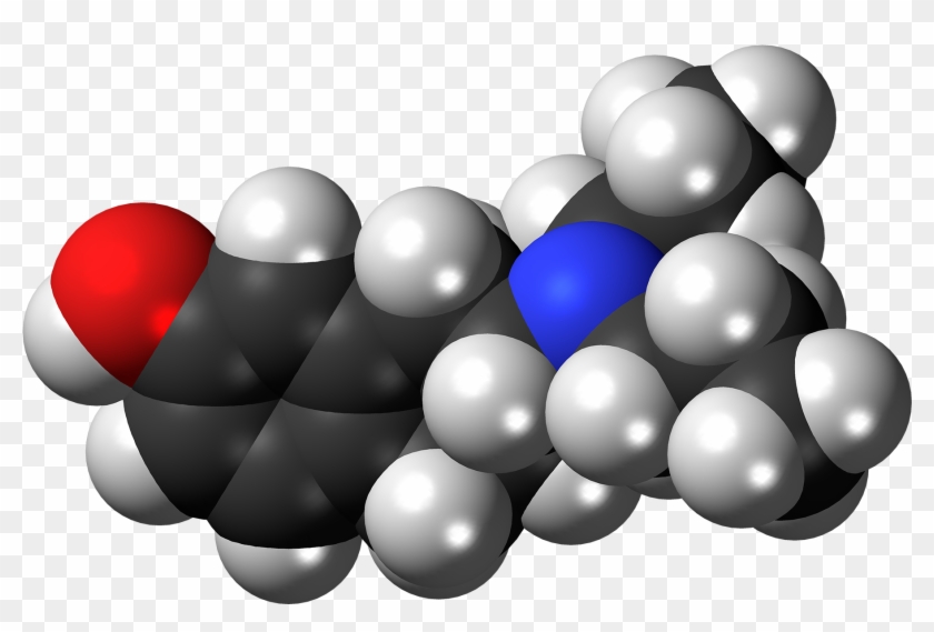 7 Oh Dpat Molecule Spacefill - Graphic Design Clipart