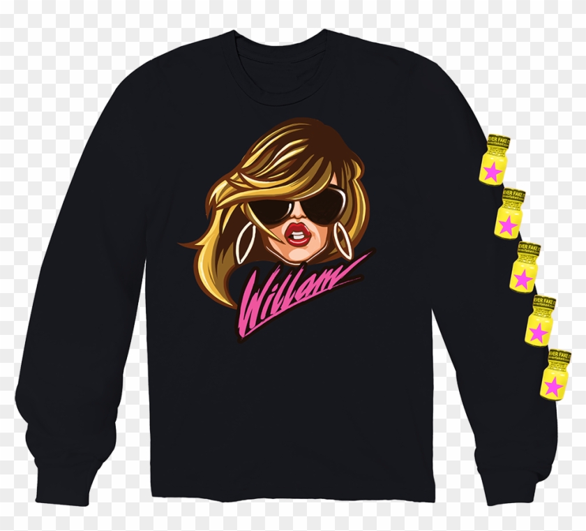 Willam "signature" Long Sleeve - Girl Clipart