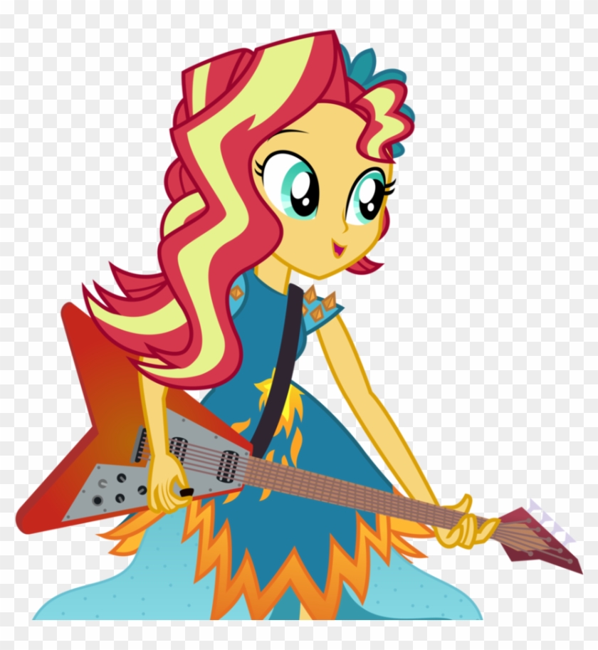 Sunset Shimmer Lovers Images Vector Crystal Gala Sunset - Da Sunset Shimmer A Lenda De Everfree Clipart #4353273