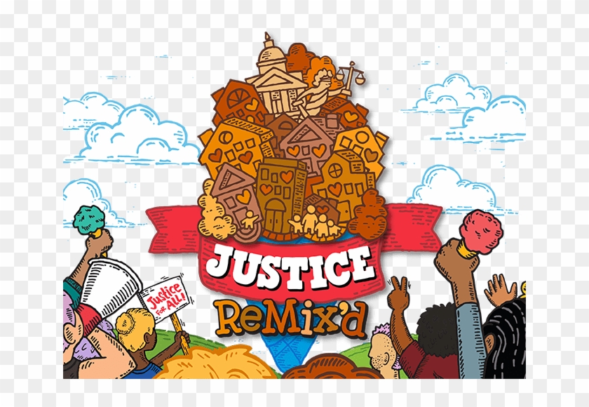 Header Image For Ben & Jerry's Justice Remix'd Campaign - Cartoon Clipart #4353531