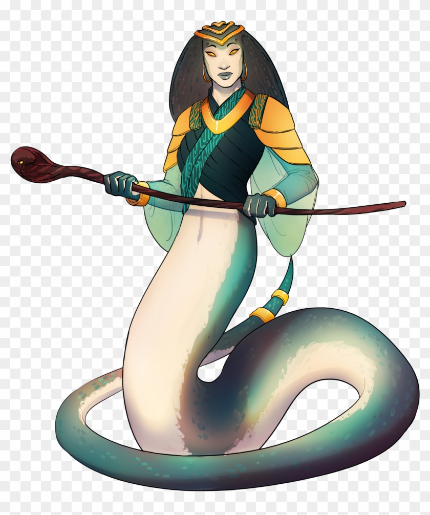 Naga-clothed - Illustration Clipart #4353765