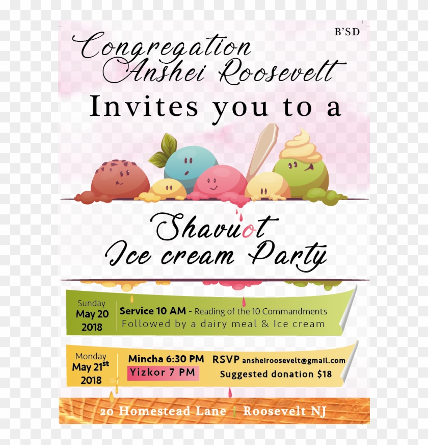 Ice Cream Cart Banner Clipart