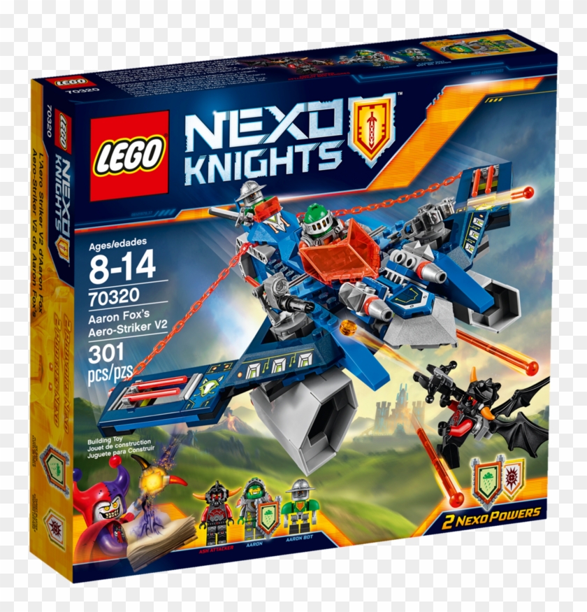 Navigation - Lego Nexo Knights Aaron Fox Aero Striker V2 Clipart #4353844