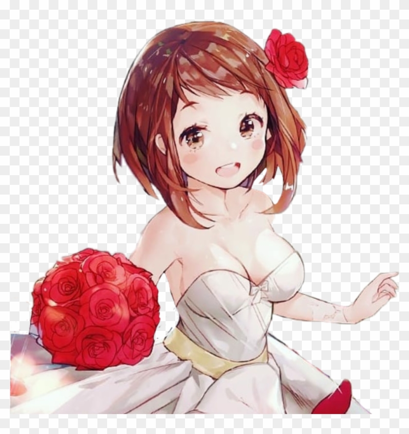 Bnha Ochaco Ochako Uraraka Urarakaochako Urarakachako - Ochako Uraraka Pixiv Clipart #4354342