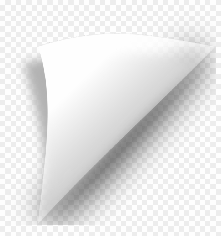 Page Turn Png Transparent Background - Curled Page Corner Transparent Clipart