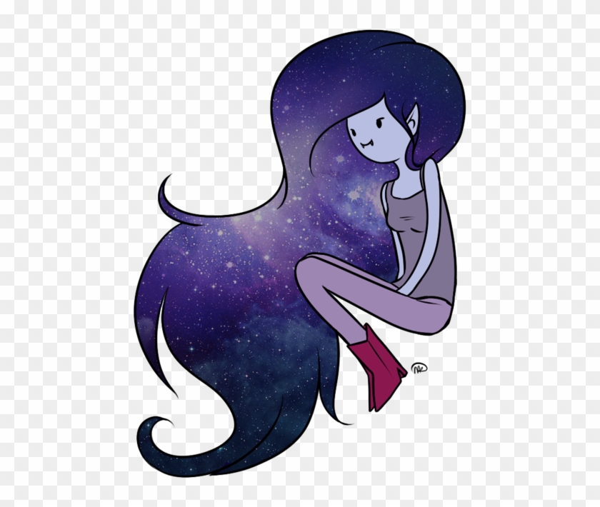 Adventure Time Marceline Galaxy Clipart #4354818
