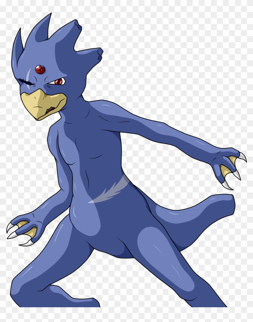 Malroy The Golduck - Cartoon Clipart
