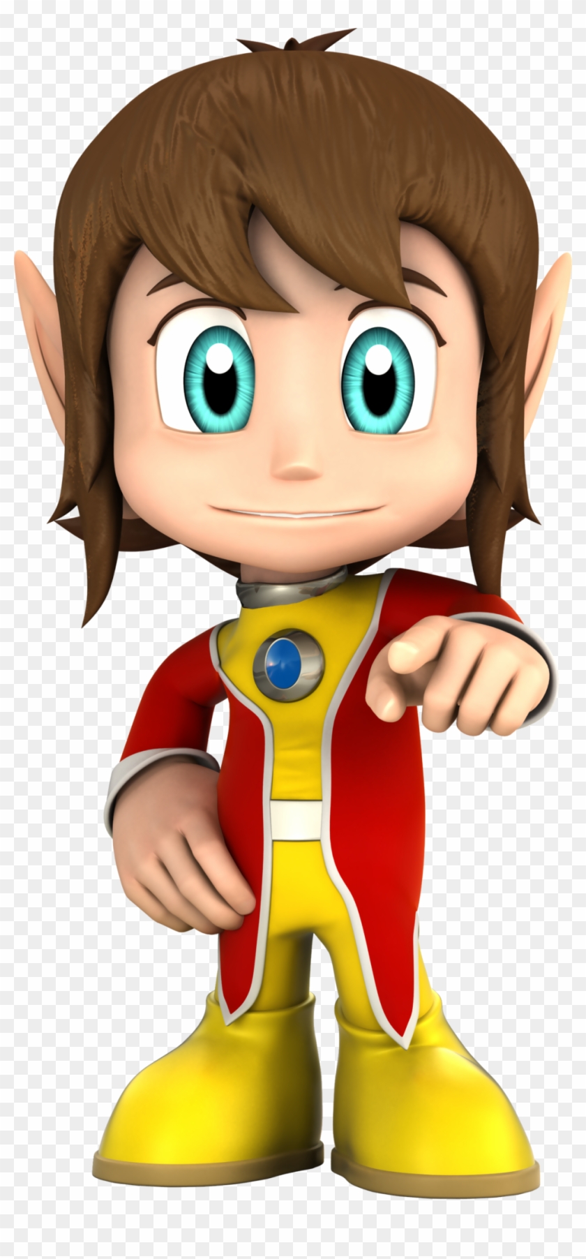 Alex Kidd - All Stars Racing Alex Kidd Clipart #4354920