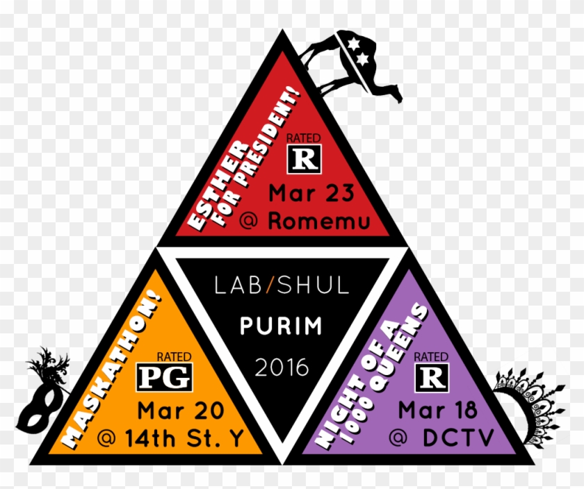 Purim Clipart Purim Party - Triangle - Png Download