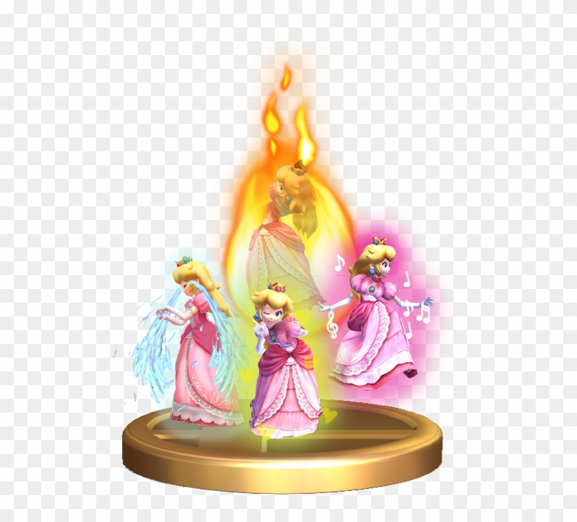 Peach Smash 4 Png Clipart - Peach Super Smash Bros 64 Transparent Png #4354949
