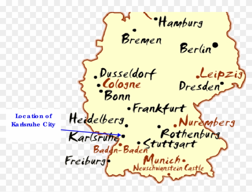 Map Of Germany - Germany Map Clipart #4355111