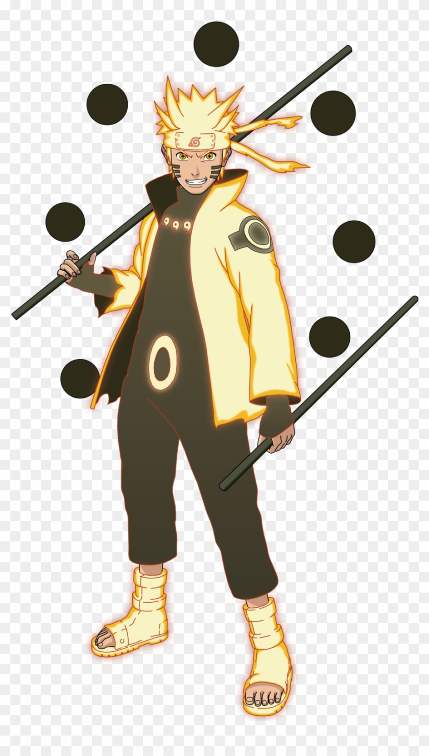 Naruto Mode Sage Of Six Paths , Png Download - Naruto Sabio De Los 6 Caminos Clipart #4355116