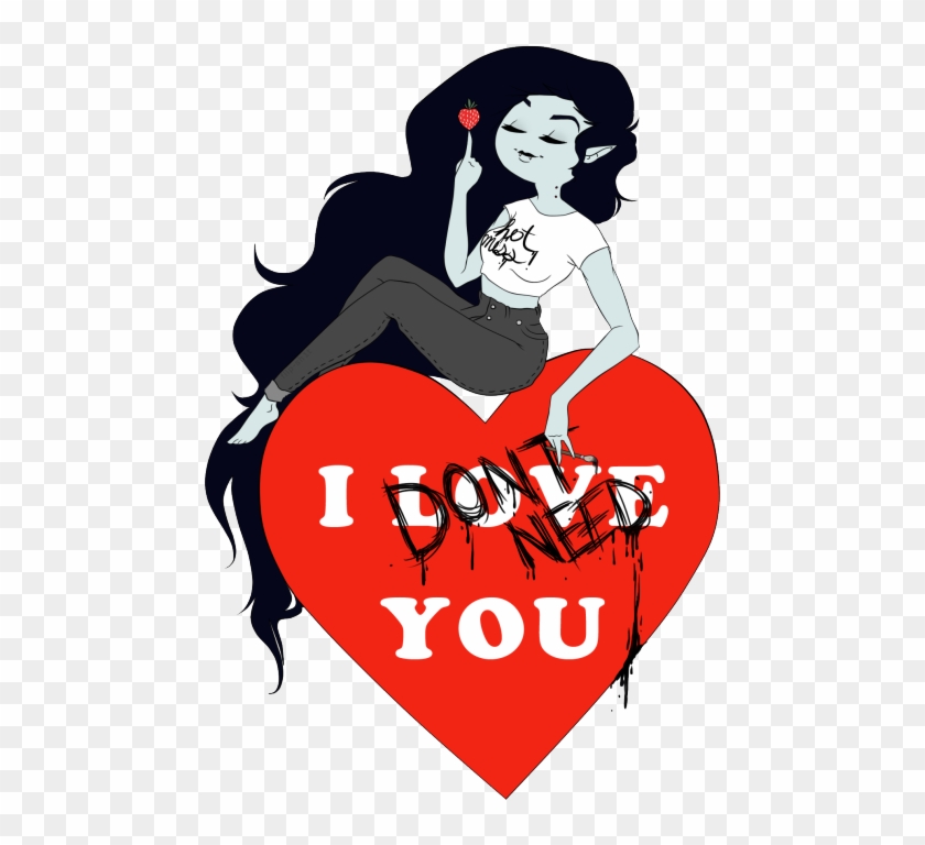 Adventure Time Uploads Mine Marceline Valentine Valentine's - Adventure Time Marceline Transparent Clipart #4355144