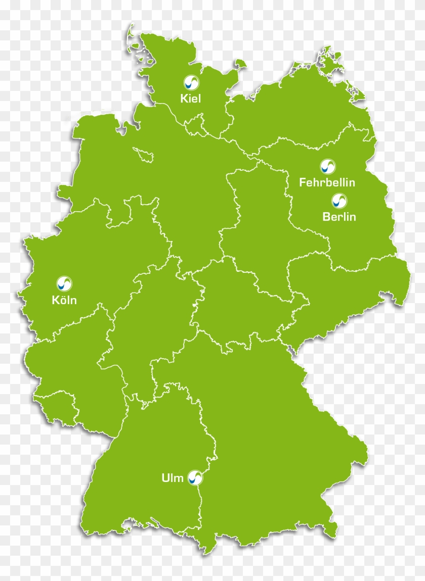 Locations In Germany - Bundesländer Kennzeichen Clipart