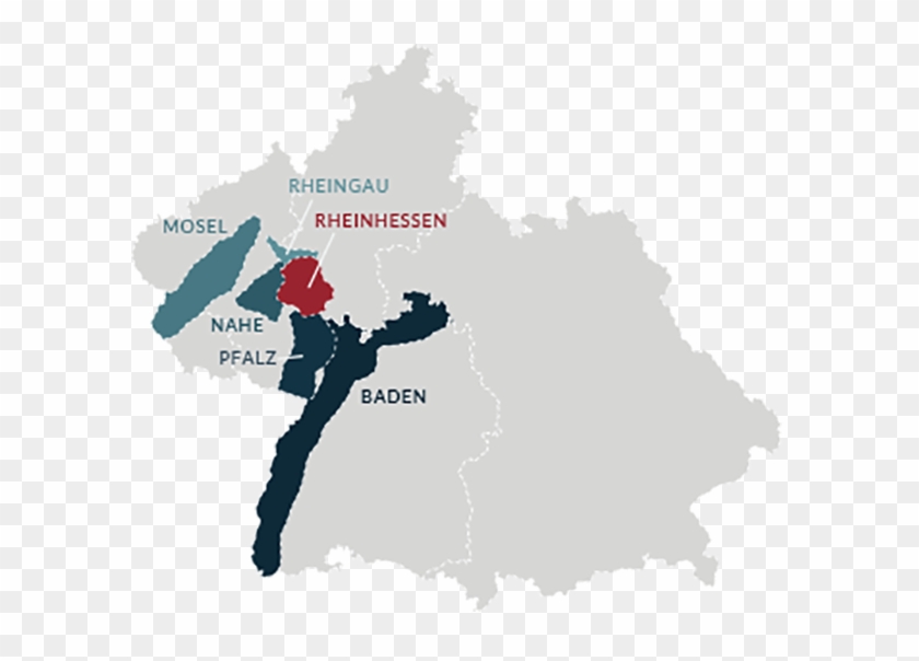 Rheingau Germany Map Clipart #4355492