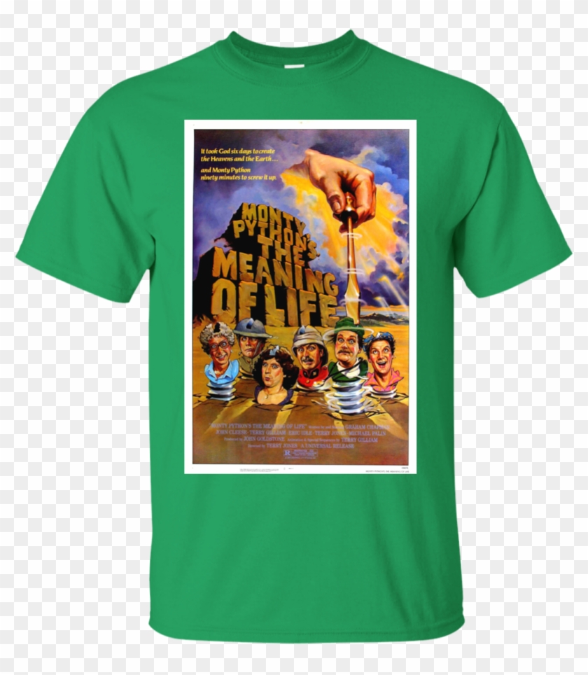 Monty Python Movie Poster T-shirt - Movie Monty Pythons The Meaning Of Life Clipart #4355574