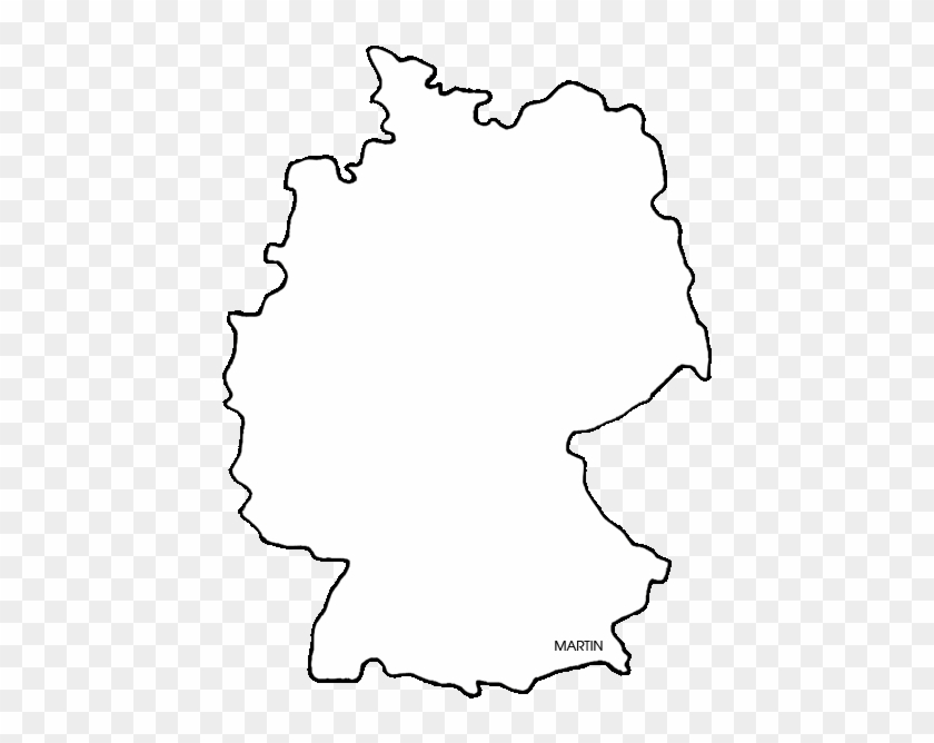 Germany Map - Germany Map White Png Clipart #4355684