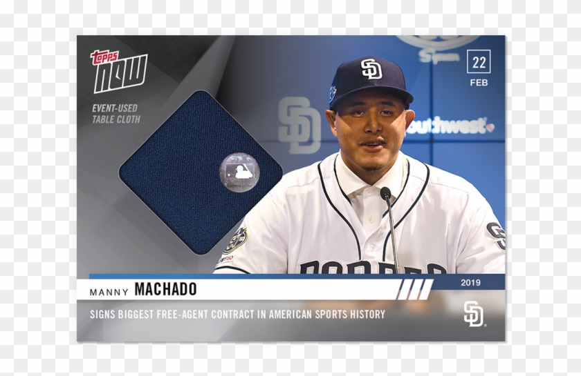 Artbb 16c2s 19tn St01a - Manny Machado Padres Card Clipart #4355707
