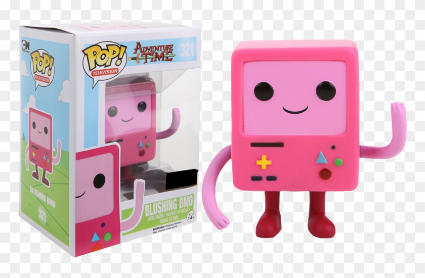 Pink Blushing Bmo Pop Vinyl Figure - Funko Pop Adventure Time Bmo Clipart #4355709