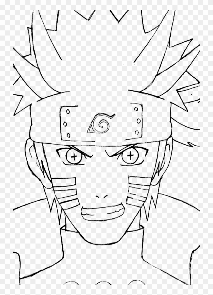 Uzumaki Naruto By Izzatasyraf - Naruto Sage Of 6 Paths Drawing Clipart #4355734