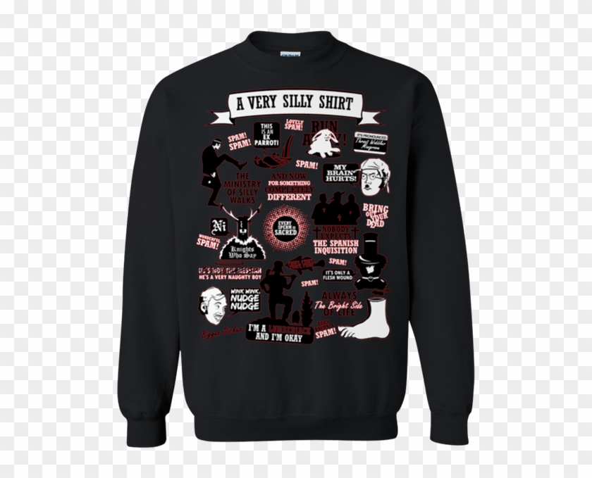 Monty Python Quotes G180 Gildan Crewneck Pullover Sweatshirt - Ugly Christmas Sweater National Lampoons Clipart