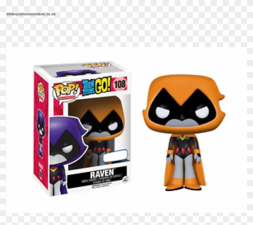 Online Sales New Pop Vinyl Dc Comics Raven Orange Teen - Teen Titans Go Funko Pop Vinyl Clipart #4355881