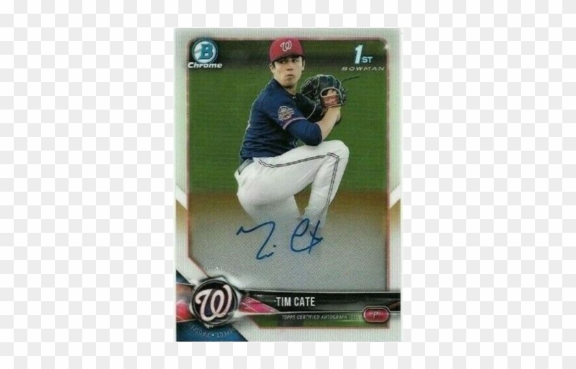 Tim Cate Rookie Baseball Cards, Nationals - Baseball Clipart #4355987
