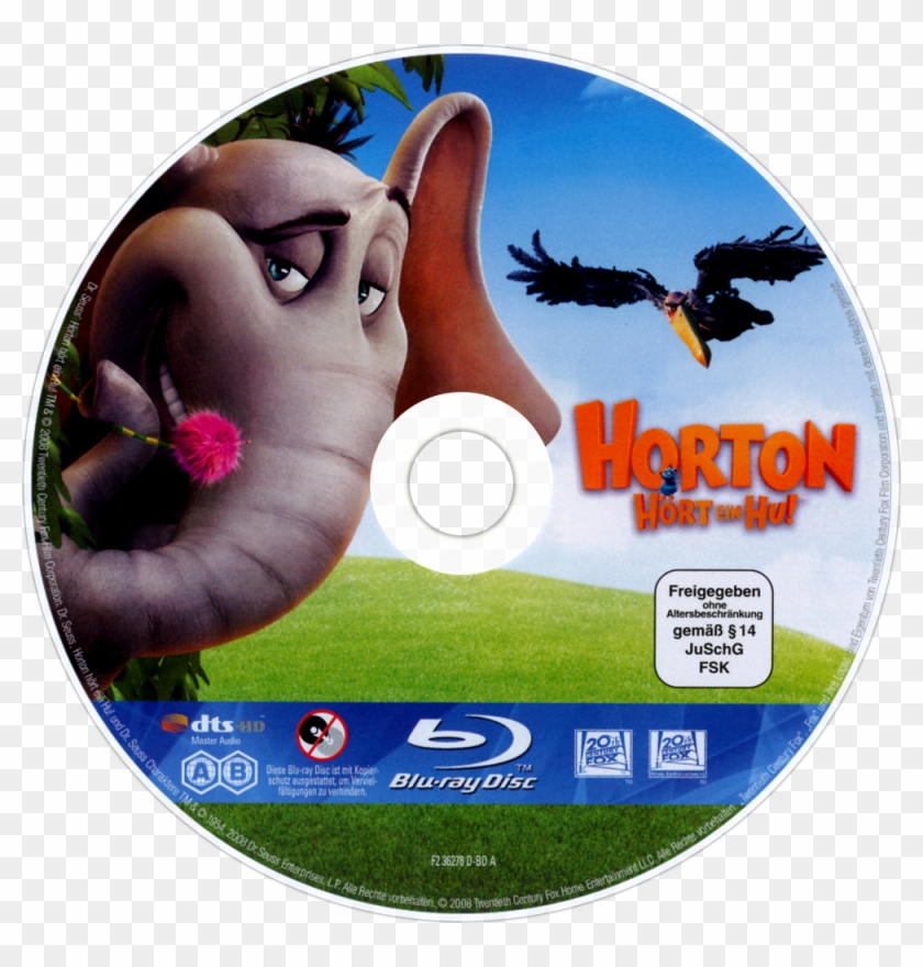 Horton Hears A Who Bluray Disc Image - Dr Seuss Horton Hears A Who 2008 Movie Dvd Clipart