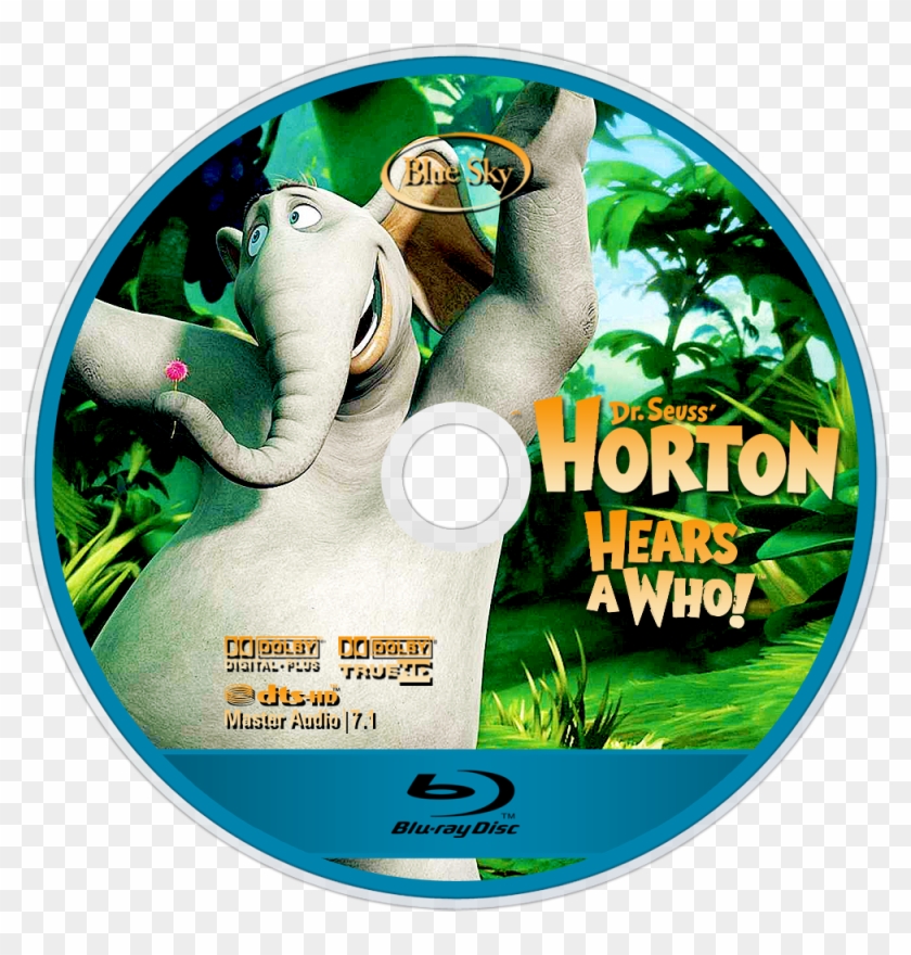 Horton Hears A Who Bluray Disc Image - Blu-ray Disc Clipart