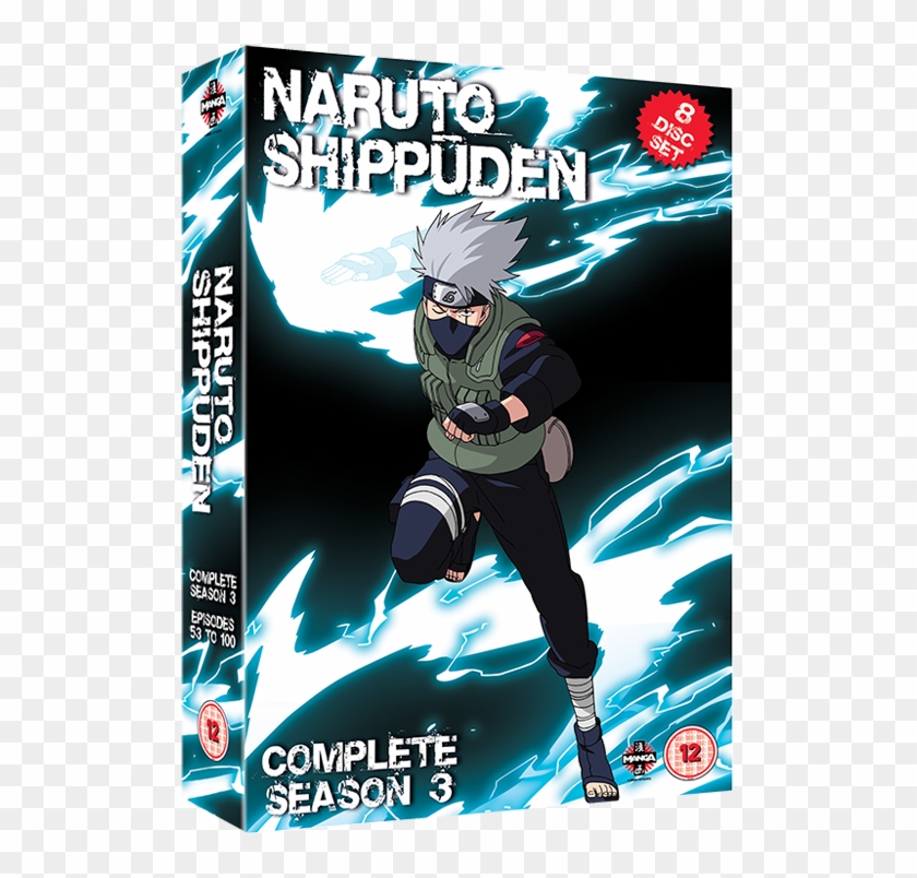 Naruto Shippuden Complete Season - Naruto Shippuden Season 3 Dvd Clipart