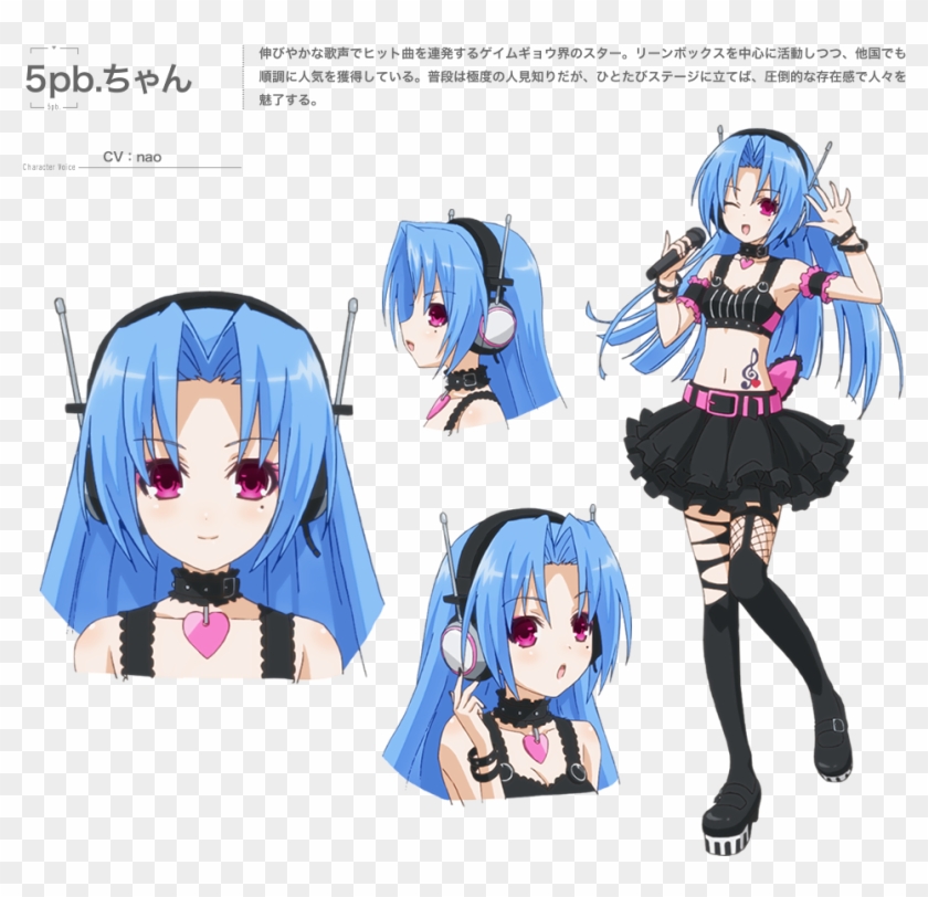 “ 5pb's Anime Character Designs ” - Anime Character Sheet Clipart