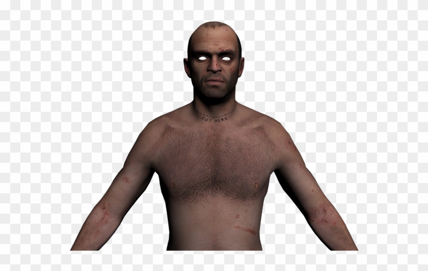 Credits For The Model - Barechested Clipart #4356896