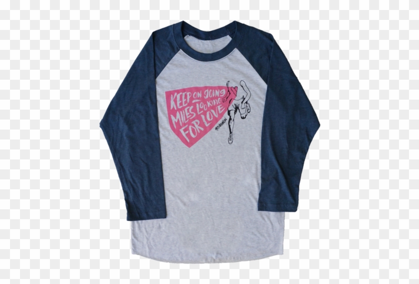 Running Baseball Tee - Long-sleeved T-shirt Clipart