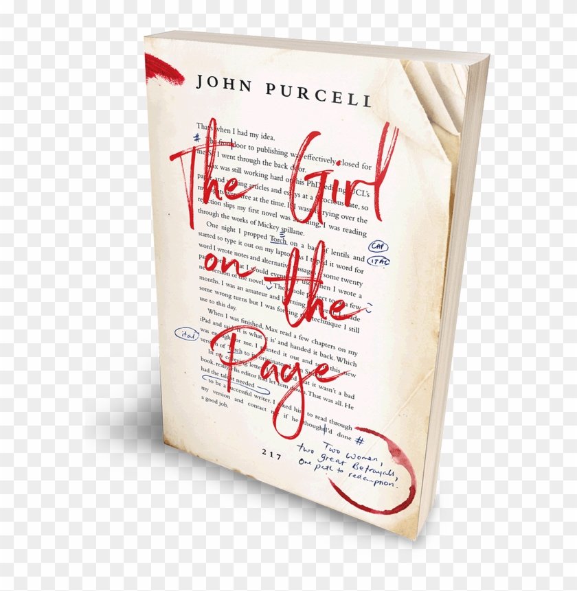 The Girl On The Page - Girl On The Page By John Purcell Clipart #4357086