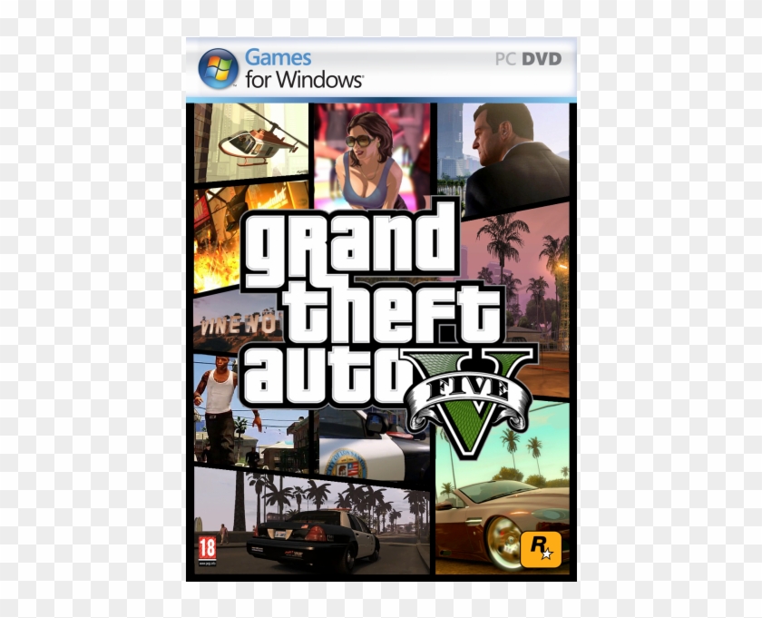 Gta 5 Cd For Pc Clipart #4357225