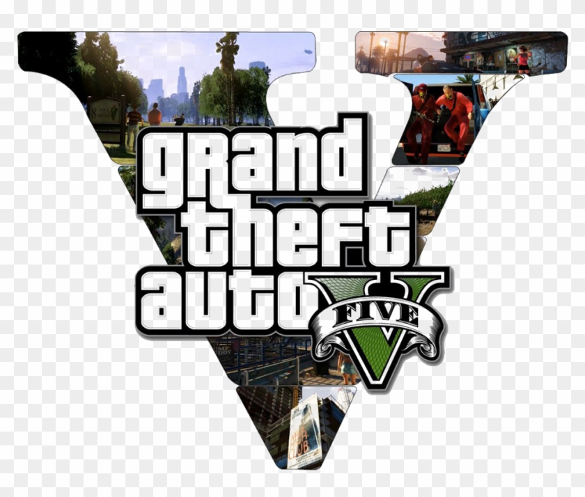 Grand Theft Auto V Png File - V Do Gta 5 Clipart #4357388