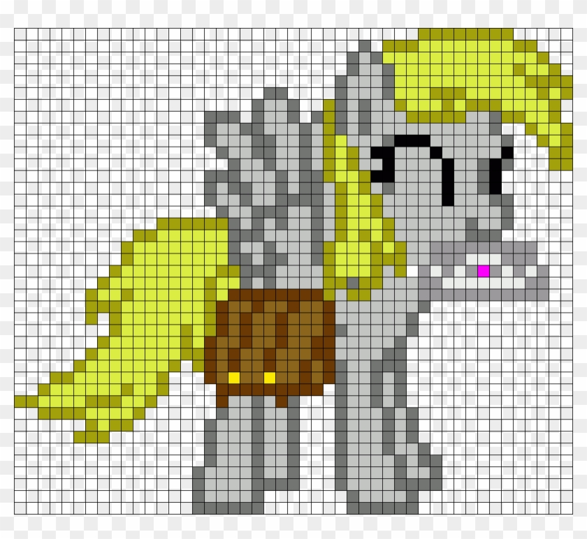 Derpy Hooves My Little Pony Perler Bead Pattern / Bead - Bead Clipart