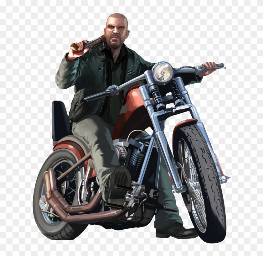 Gta 5 Moto Png - Gta 4 Johnny Klebitz Clipart #4357861