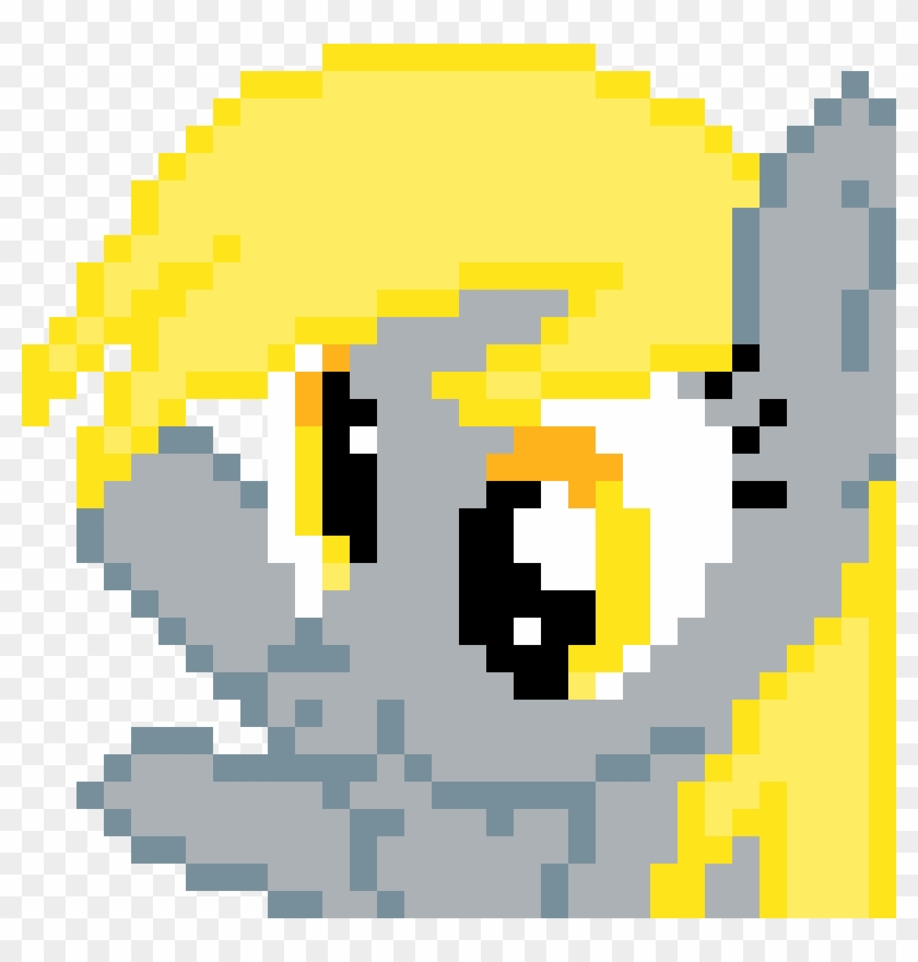 Derpy Hooves - Pixel Art De Mlp Clipart
