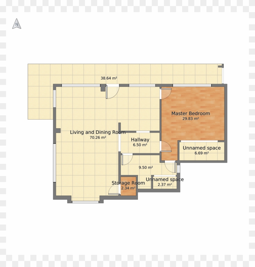 Residence Of Dexter Morgan - Floor Plan Clipart
