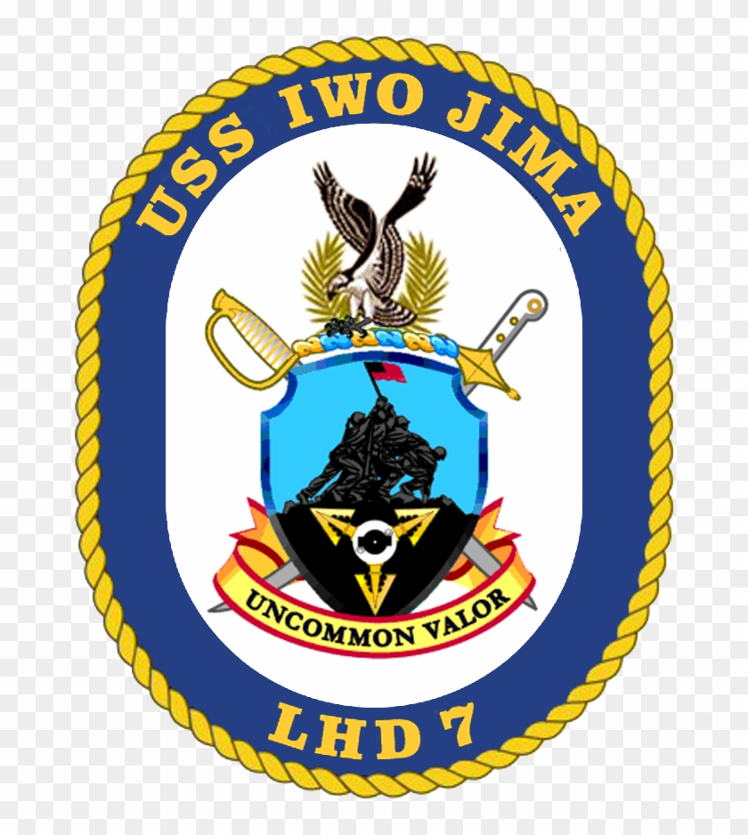 Uss Iwo Jima Coa - Uss Iwo Jima (lhd-7) Clipart