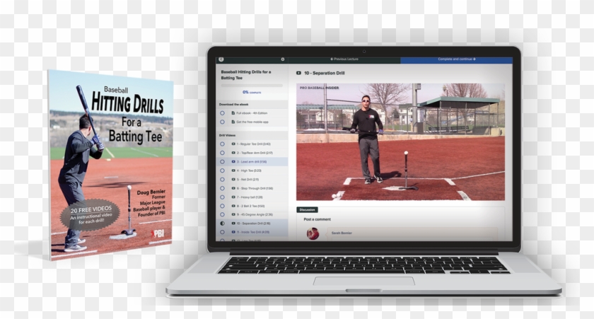 Pbi Batting Tee Drills Book - Netbook Clipart