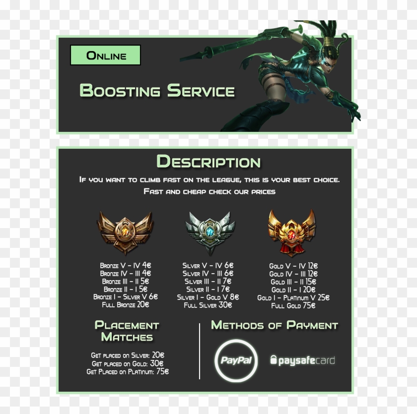 [euw] Hana's Eloboost A [bronze, Silver, Gold, Plat] - Batman Clipart